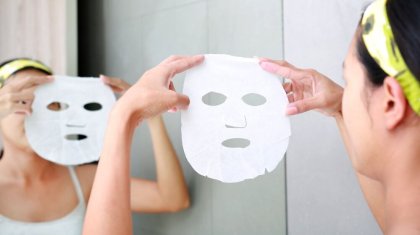 Бетіне маска жаққан әйелдің бір қабат терісі сыпырылып түскен