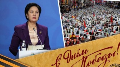 «Ерлікке тағзым!»: Гүлшара Әбдіқалықова Жеңістің 75 жылдығына арналған челленджді өзі бастап берді (ВИДЕО)