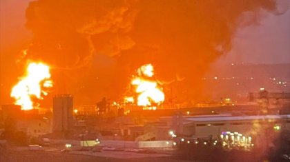 Ресейде белгісіз тікұшақтар мұнай базасына оқ жаудырды