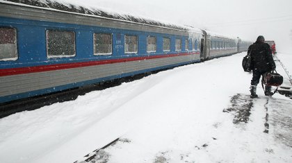 Ауа райы қолайсыздығына байланысты пойыздар жылдамдығына шектеу қойылды