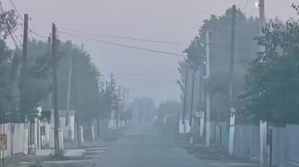 Мақтааралда қоқыс полигоны өртеніп, ауылды көк түтін басты