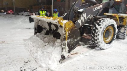 Боран, қар: Астананың коммуналдық қызметі күшейтілген жұмыс режиміне ауысты