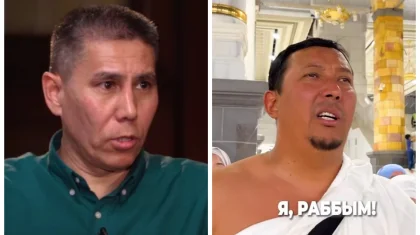 Санжар Керімбай құлшылық жасаған сәтін видеоға түсірген Мадияр Серікбаевты сынады