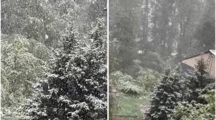 Бүгін Алматы маңында қар жауды (ВИДЕО)