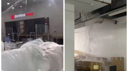 Астана әуежайын су басты (ВИДЕО)