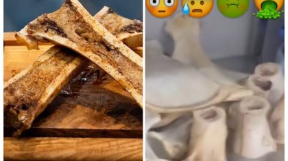 «Фейримен жуып, қайта береміз». Желі қолданушысы жілік сүйегіне басқа май салатынын жайып салды (ВИДЕО)