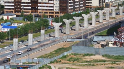 Астанада атышулы LRT бағаналары 100% салынып бітті