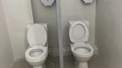 Желіде құрылысына 815 млн теңге жұмсалған қыздар дәретханасы талқыға түсті