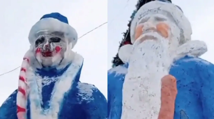 Арқалықтағы Аяз Ата мен Ақшақар елді шошытты (ВИДЕО)