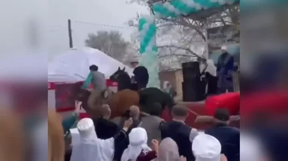 «Ат үркіп, көрермендерді таптаған»: Жамбыл облысында Наурыз мейрамы кезінде оқыс оқиға орын алды (ВИДЕО)