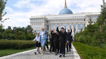 «Ақорда» резиденциясында балаларға экскурсия ұйымдастырылды