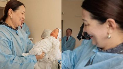Светлана Айтбаева перинаталдық орталықта көзге түсті (ФОТО)