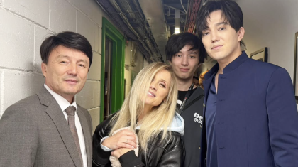 «Тарихи фото»: Лара Фабиан мен Димаш Құдайбергеннің суреті жанкүйерлерді қуантты