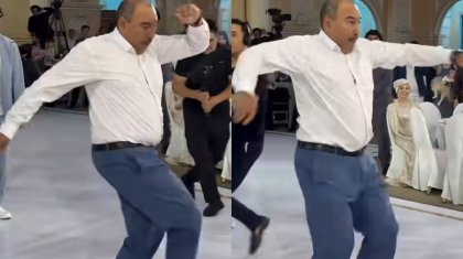 «Алжыған ба»: Ермахан Ыбрайымовтың тойдағы секеңдеген биі көпшілікке жақпай қалды (ВИДЕО)
