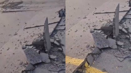 Ақысы бар, сапасы жоқ: Астана – Павлодар трассасы опырылып түсті