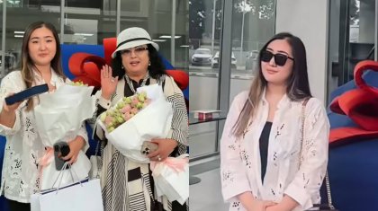 Мақпал Жүнісова қызы Мерейге ерекше сыйлық жасады (ВИДЕО)