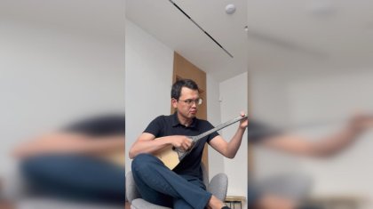 Бағдат Мусин Домбыра күніне орай күй шертті (ВИДЕО)