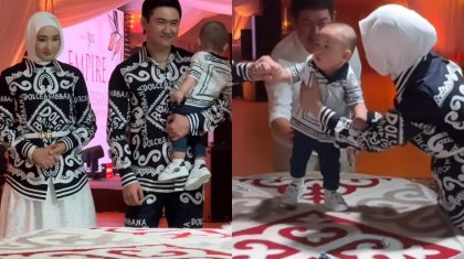 Төреғали Төреәлі өзінің продюсеріне кенже баласының тұсауын кестірді (ВИДЕО)