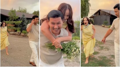 «Аяғыңды ашсай»: Жазира мен Жанболат жұртты күлкіге қарық қылды (ВИДЕО)