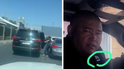 «Ережені елемеген халық қалаулысы»: Шымкентте депутаттың жол ережесін өрескел бұзған сәті видеоға түсіп қалды(ВИДЕО)