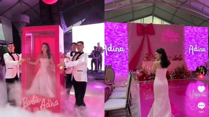 «Бұрын-соңды болмаған той»: Ұзатуын «барби» стилінде жасаған қалыңдық қызу талқыға түсті (ВИДЕО)