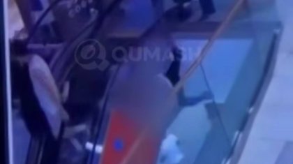 Петропавлда сауда үйлерінің бірінде бала эскалатордан құлап кетті (ВИДЕО)