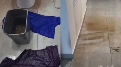 Талдықорған әкімдігі салған жаңа үй жауынға шыдамады: шатырдан су сорғалап, халық шелекпен су шығаруда (ВИДЕО)