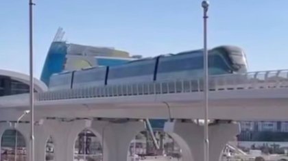Астанада LRT-ның алғашқы пойызы тестілеуден өткізіліп жатыр
