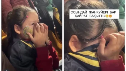 «Қайраттың» жеңілісіне жылап қалған Ғаділбек Жанайдың қызы елді елжіретті (ВИДЕО)
