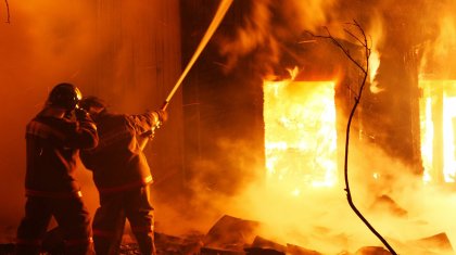 Екібастұзда жер үй өртеніп, 6 адам тірідей жанып кетті