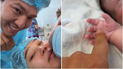 «Жан жарыма рақмет»: Айжұлдыз Адайбекова екінші рет ана атанды (ВИДЕО)