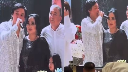 «Мас қой, шешесі ұялып тұр»: Әкесінің тойында әзер тұрған Қайрат Нұртас қызу талқыға түсті  (ВИДЕО)