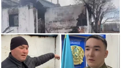 Ақмола облысында әкесі мен ұлы өртеніп жатқан үйдің балаларын құтқарып қалды