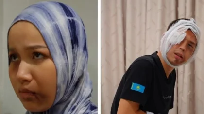 «Ақыл айтатын енесінің түрі анау»: Бет-ауызы көгерген Абай Бегейдің жүкті қызы жұртты шошытты (ВИДЕО)