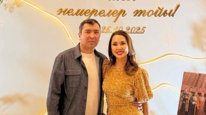 «Жұмабектің жанында менікі түк емес»: Динара Сәтжан күйеуін жер-көкке сыйғызбай мақтады (ВИДЕО)
