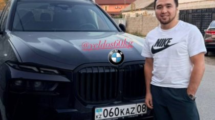 Елдос Сметов жұртқа су жаңа көлігін көрсетті