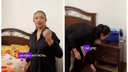 Депутат Бақытжан Базарбектің әйелі қызметтік пәтерін көрсетемін деп сынға қалды (ВИДЕО)