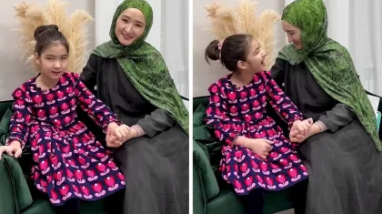 «Сөйлемесе де бәрін түсіндіріп отыр»: Төреғалидің тұңғышы көпшіліктің жүрегін елжіретті (ВИДЕО)