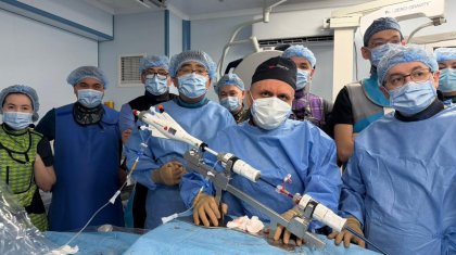 КІАҒЗИ хирургиялық қауіптілігі жоғары пациентке митральды қақпақшасының қызметі қалпына келтірілді