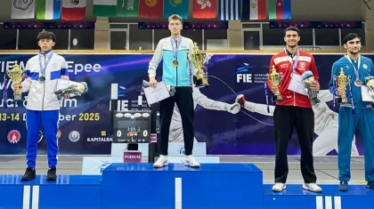 Қазақстандық семсерлесуші әлем кубогы кезеңінде алтын алды