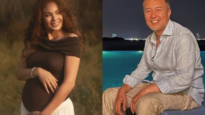 «Тағы бір Томирис келеді»: Ақан Сатаевтың екінші әйелі сәбиінің жынысын жариялады (ФОТО)