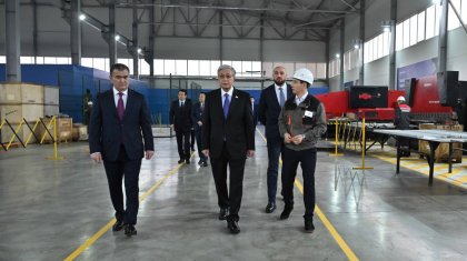 Тоқаев Tausogar зауытының жұмысымен танысты