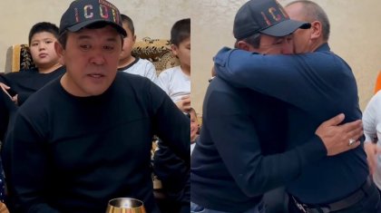 «Бауыр керек»: Заттыбек Көпбосынов ағасына ерекше тосын сый жасады (ВИДЕО)