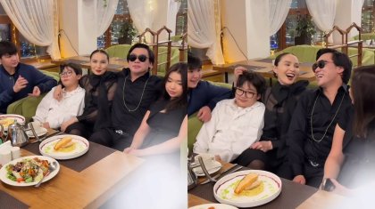 «Жұптары жазылмасын»: Жаңа жылды Қайратпен бірге қарсы алған Жұлдыз көпті сүйсіндірді (ВИДЕО)