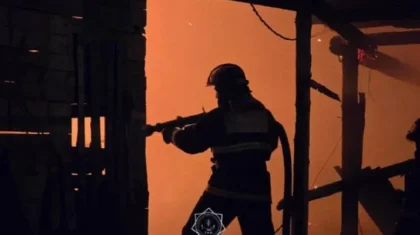 Талғардағы демалыс орындарының бірінде қонақ үй толық өртеніп кетті