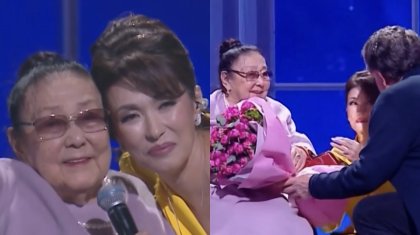 «Қазақтың бұлбұлы»: 96 жастағы Бибігүл Төлегенова сахнада ән салды (ВИДЕО)