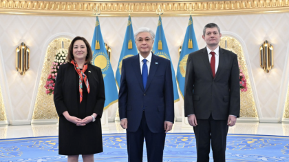 Тоқаев АҚШ пен Болгария елшілерінен сенім грамоталарын қабылдады