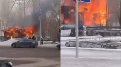 Зардап шеккендер бар: Қарағандыда дәмханада жарылыс болды (ВИДЕО)