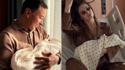 «Менің дұғам»: Ақан Сатаевтың екінші әйелі босанды (ФОТО)