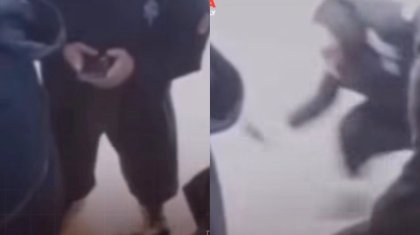 Қарағандыда жолаушы автобустан құлап кетті (ВИДЕО)